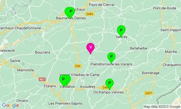 Pharmacie de Garde Vellerot lès Vercel
