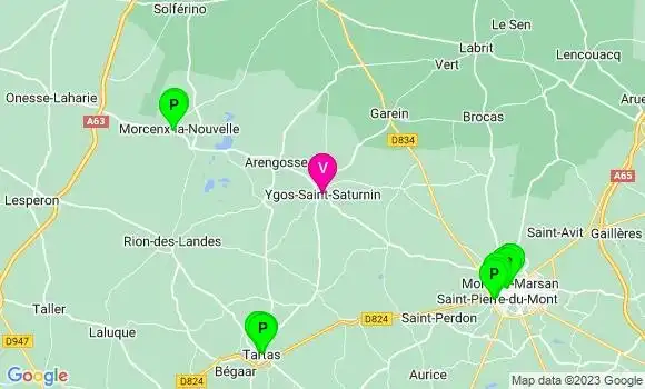 Pharmacie de Garde Ygos Saint Saturnin