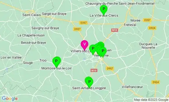 Pharmacie de Garde Villiers sur Loir