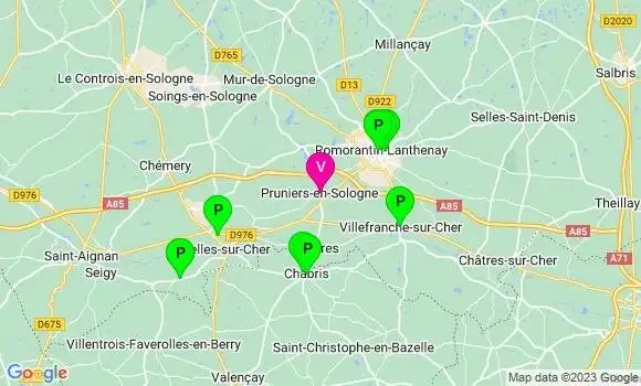 Pharmacie de Garde Pruniers en Sologne