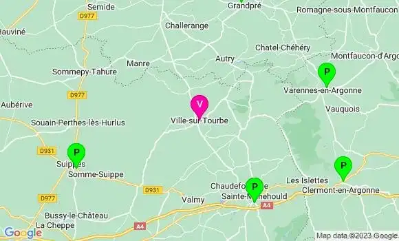 Pharmacie de Garde Ville sur Tourbe