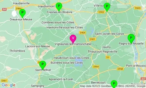 Pharmacie de Garde Vigneulles lès Hattonchâtel