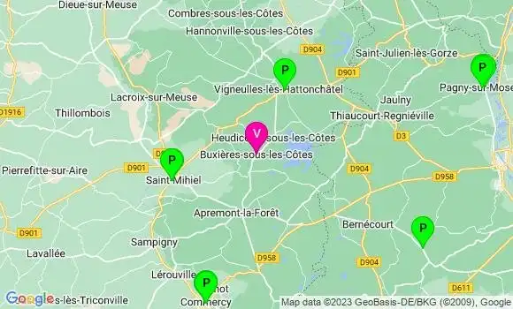 Pharmacie de Garde Buxières sous les Côtes