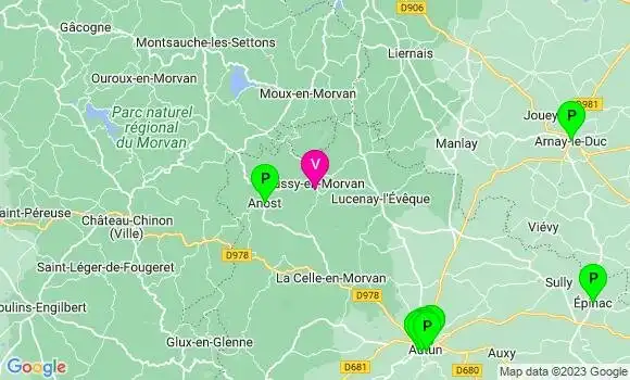 Pharmacie de Garde Cussy en Morvan