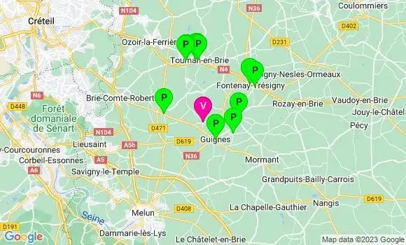 Pharmacie de Garde Ozouer le Voulgis
