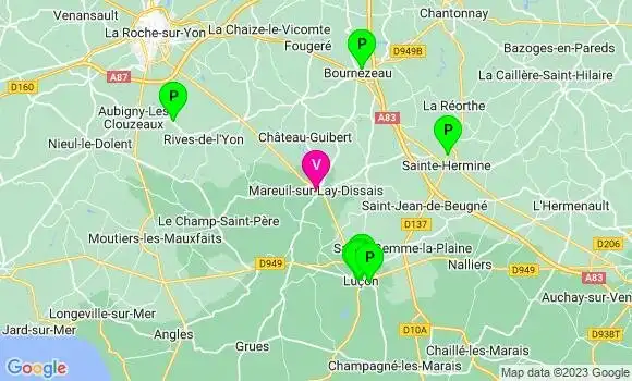 Pharmacie de Garde Mareuil sur Lay Dissais