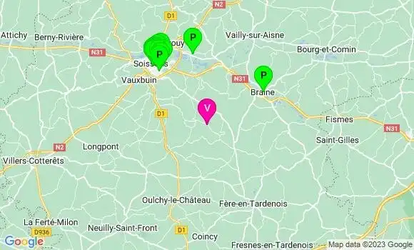 Pharmacie de Garde Nampteuil sous Muret