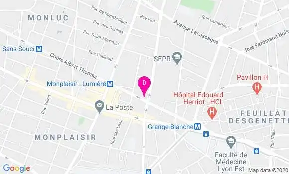 Localisation Camille Gonin