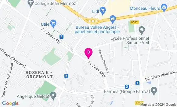 Localisation Marie Lemartinel