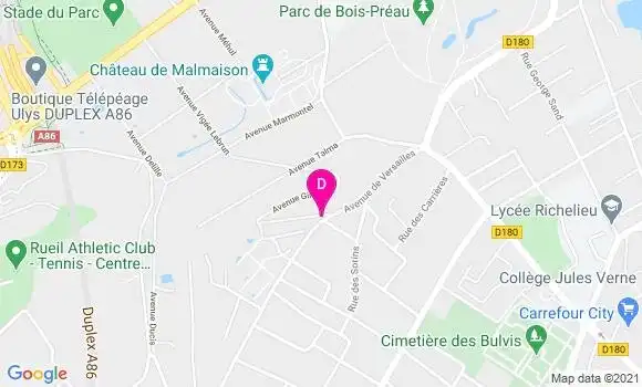 Localisation Marie Louise Besancon