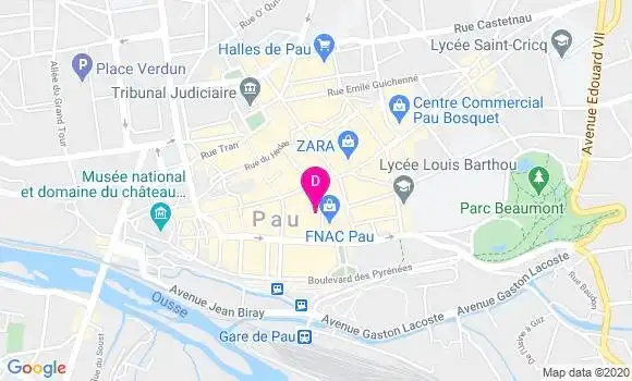 Localisation Marie Anne Biraben