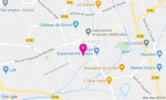 Localisation Beatrice Vidailhet