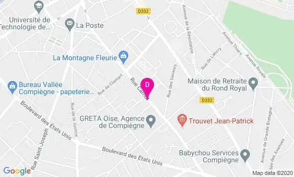 Localisation Arnaud Bougy