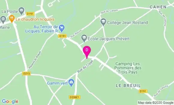 Localisation Anne Sophie Verfaillie
