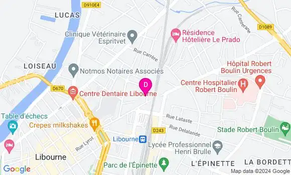Localisation Emilie Fontaine