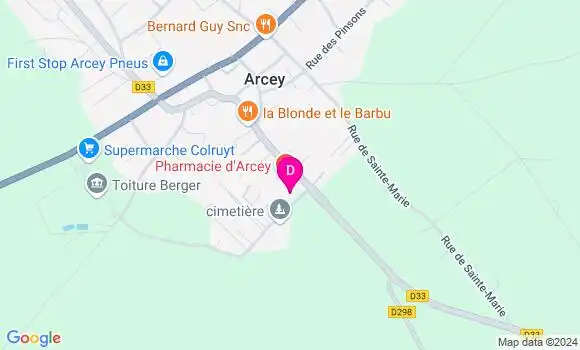 Localisation Lucie Thouret