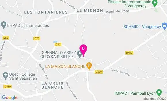 Localisation Isabelle Brunet Patru