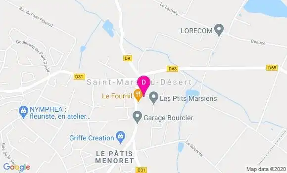 Localisation Isolde Toutain