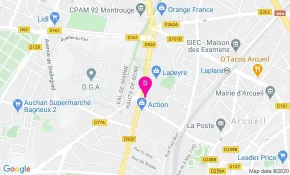 Localisation Elisabeth Teboul