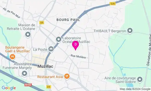 Localisation Laurine Leroux