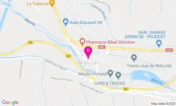 Localisation Marie Anne Baudoui Maurel
