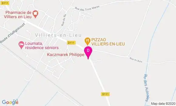 Localisation Philippe Kaczmarek