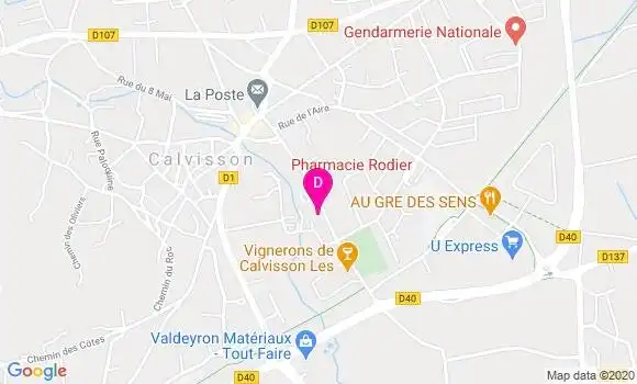 Localisation Vincent Perrier