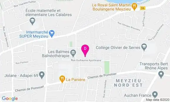 Localisation Jean Claude Anne