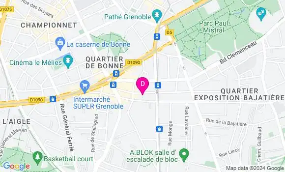 Localisation Amandine Moro