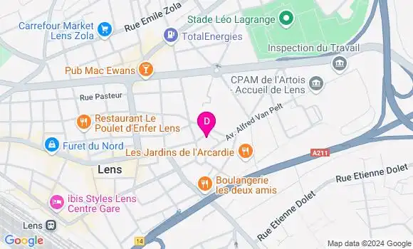Localisation Camille Cayrel