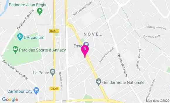 Localisation Jean Marc Bonin