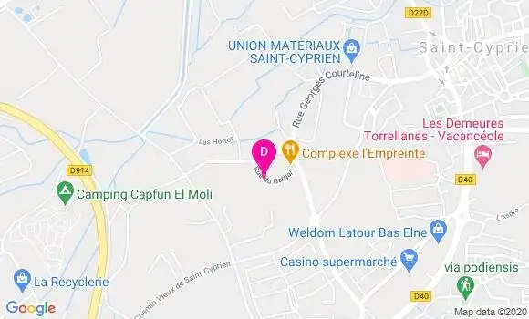 Localisation Jean Philippe Laruelle