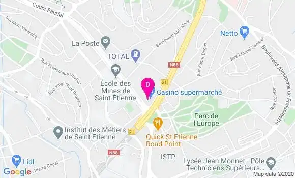 Localisation Nicolas Fousson