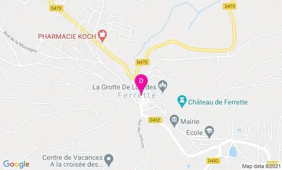 Localisation Jean Francois Guiot