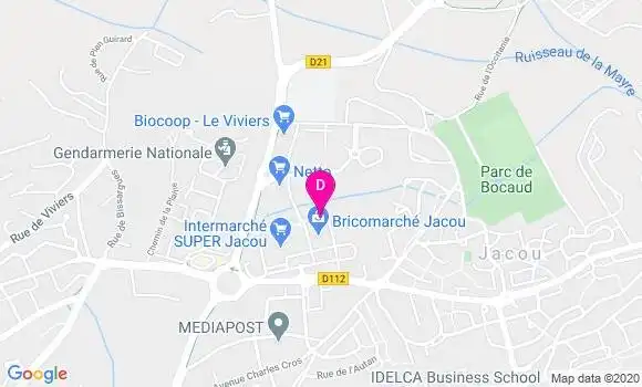 Localisation Julie Bourrette
