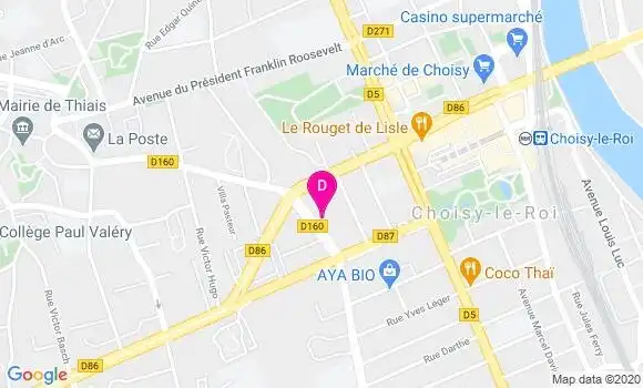 Localisation Marc Maupas