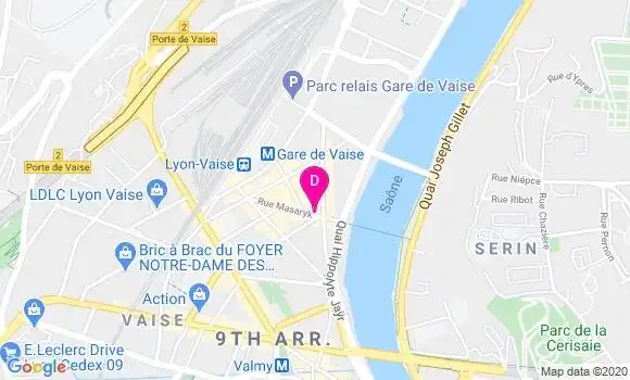Localisation Virginie Betin Churet