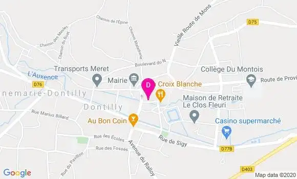 Localisation Tiphaine Delebarre Tapella