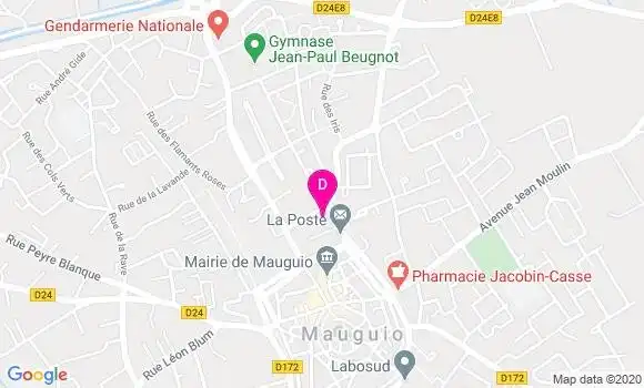 Localisation Jean Francois Mouret