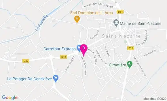 Localisation Isabelle Candido Barre