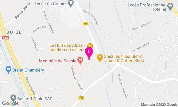 Localisation Eric Blanchet