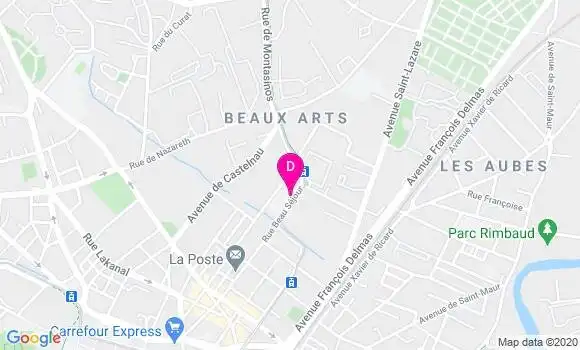 Localisation Carole Lellouche