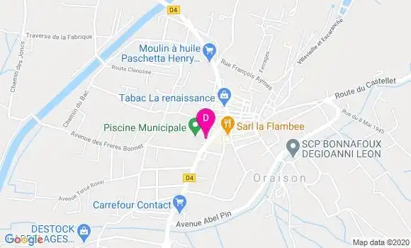 Localisation Ingrid Collinet