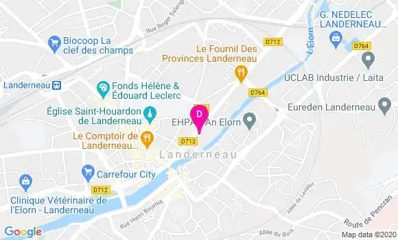Localisation Solene Kervella