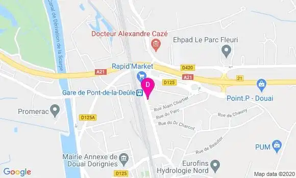 Localisation Jean Michel Andre
