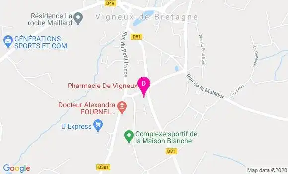 Localisation Olivia Guerry