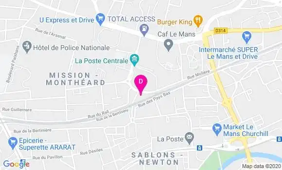 Localisation Helene Blanche