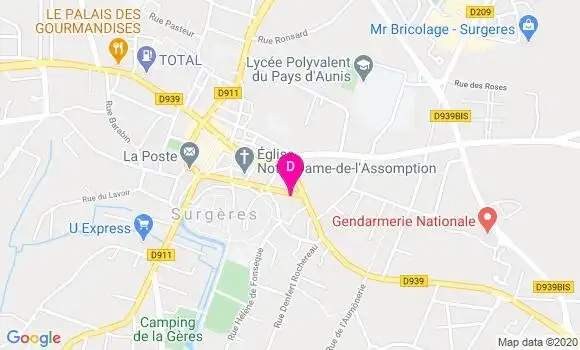 Localisation Guillaume Arrive
