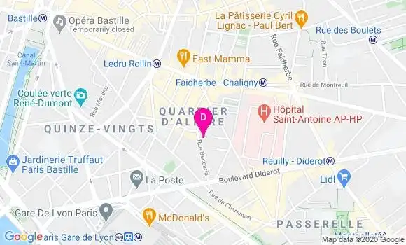 Localisation Pauline Kergueno