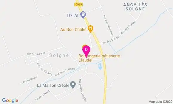 Localisation Patrice Vaugenot